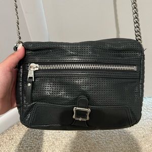 Ash Perforated Leather Bag